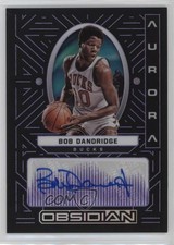 2021-22 Obsidian Aurora Electric Etch Purple 62/75 Bob Dandridge Auto HOF 0zz3