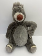 BALOO Jungle Book Vintage Walt Disney Co Plush Gray Bear 15" Stuffed Animal Toy