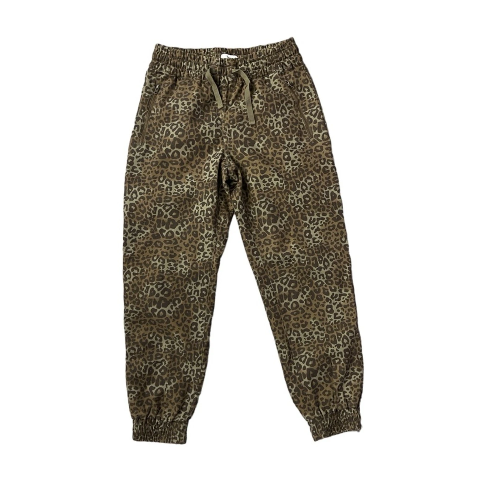 aritzia alix animal print leopard jogger pants