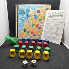 Dizzy Dizzy Dinosaur Wind-Up Green Dino Figure, Board, Instruction &