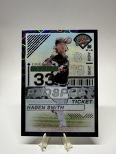 2024 Panini Prospect Edition #93 Hagen Smith Black Velocity Holo #/39 SN