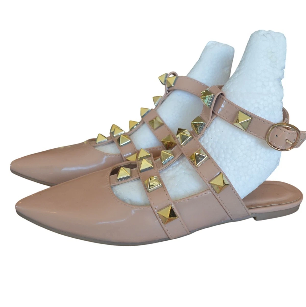 Mocassins Femme Nicole Miller Clair - Taille 6.5 M - Noir - Motif Serpent - Plats