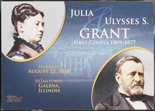 2008 Topps Updates & Highlights - First #FC-17 Ulysses S. Grant / Julia Grant NM