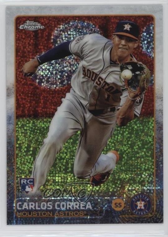 2015 Topps Chrome Update Mega Box Carlos Correa #US174 Rookie RC