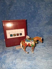 Painted Ponies RETIRED ornament " Happy Holidays "