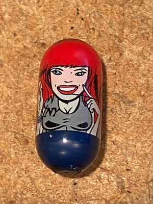 Marvel Mighty Beanz Mary Jane #38 *Loose/Pre Owned* t1