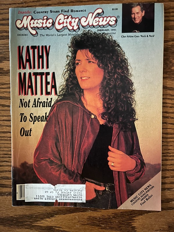 Music City News February 1991 with Kathy Mattea