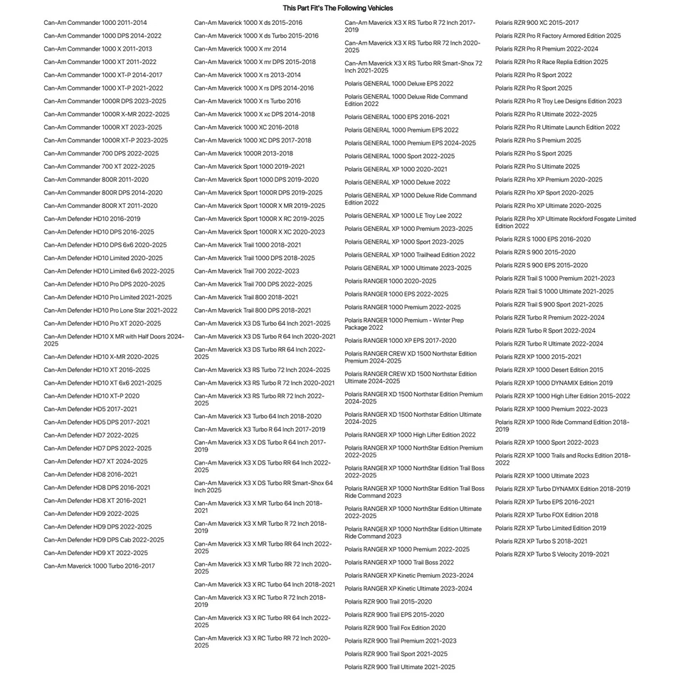 Arnés de seguridad Tusk 4 puntos 3 pulgadas estilo H paquete de 2 asientos para Polaris RZR S 1000 Foto 3 de 4