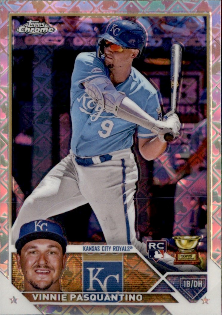 2023 Topps Chrome Logofractor Edition - KC Royals Vinnie Pasquantino #119 (RC)