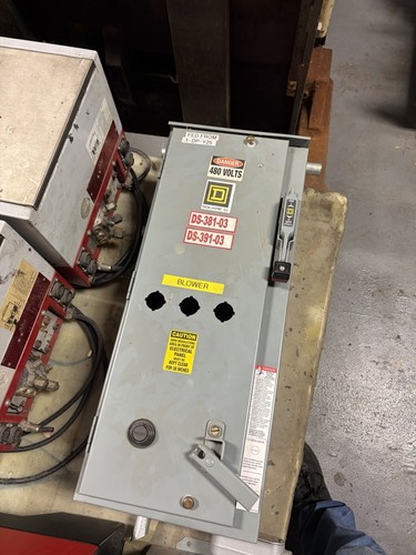 Square D Combo Starter Enclosure 8538SCA24V81AFF4P72T USED