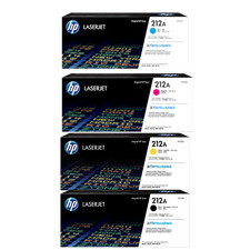 Open Box HP 212A 4-Pack Original LaserJet Toner Cartridge, W2120AMB