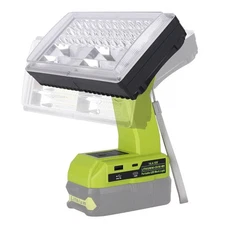 40W Light for Ryobi 18V Li-ion Battery,4200LM Flashlight with USB A/C Port,11...