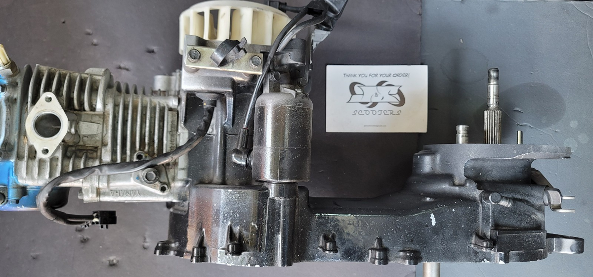 Yamaha Zuma 125 Engine, Motor, Genuine, Complete OEM/Stock 2009