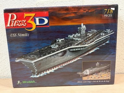 USS Nimitz FACTORY SEALED  - Puzzle 3D Puzz Wrebbit