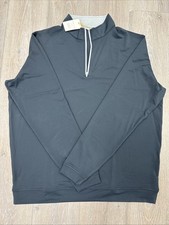 Peter Millar Quarter Zip XL BLACK