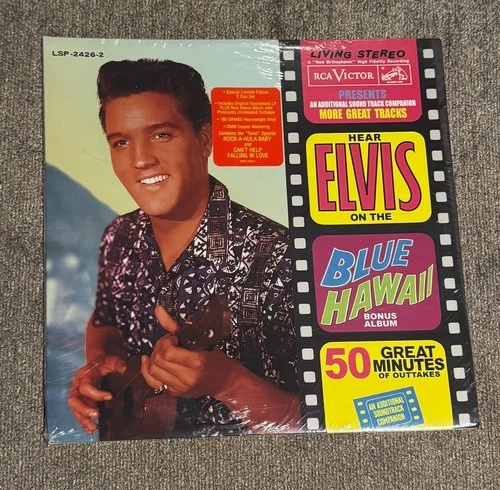 Elvis Presley Blue Hawaii  Rare Limited Edition 2 LP FTD , Sealed LPM/LSP-2426