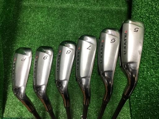 TaylorMade Burner Super Launch Iron Set 5-9+PW RH FUBUKI 50 Flex-R Used 6pc