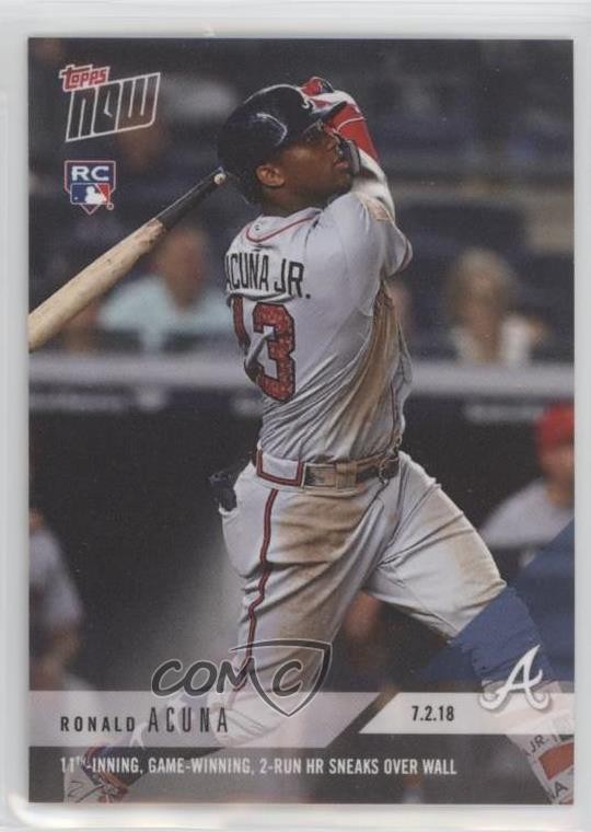 2018 Topps Now /1280 Ronald Acuna Jr Ronald Acuna #403 n0j