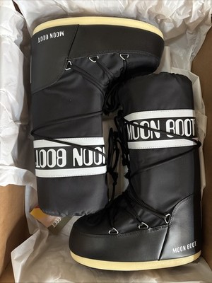 Tecnica The Original Moon Boot Black Winter Snow Boots  Sz 7-8.5  Women s 39/41