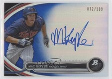 2013 Bowman Platinum Prospects Blue Refractor /199 Max Kepler #BPAP-MK Auto ex0