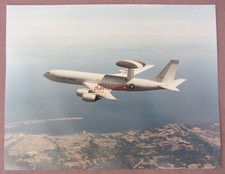 Vintage Boeing E-3 Sentry Photo Print U. S. Air Force AWACS Airplane 1803