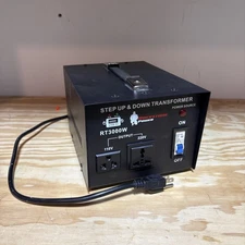 ROCKSTONE POWER Voltage Converter Transformer- Step Up/Down RT3000W