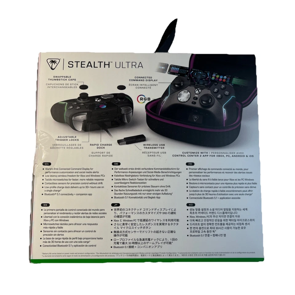Turtle Beach Stealth Ultra Wireless Xbox Controller Black With Rapid Charge Dock - Image 2 of 2