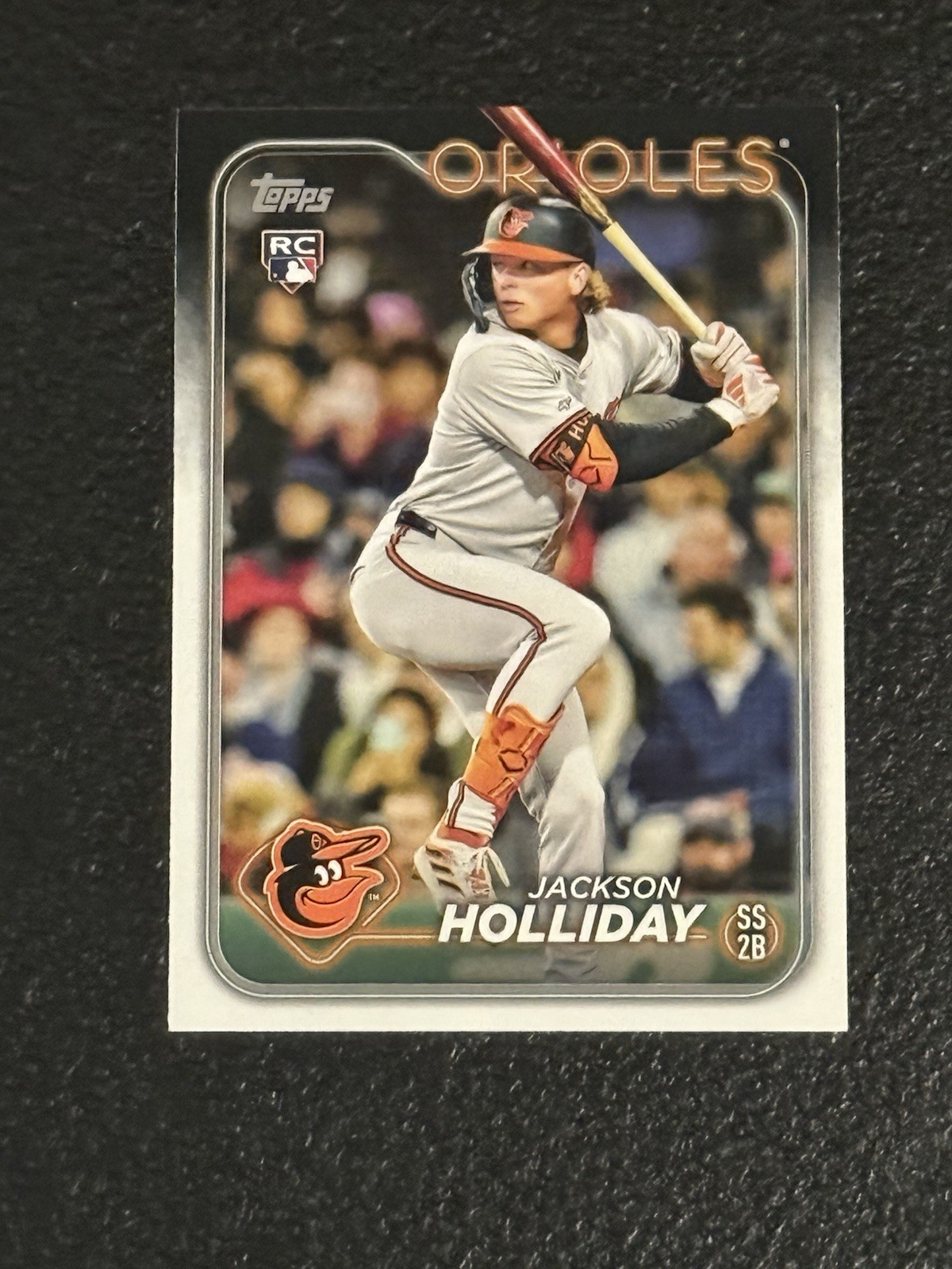 Jackson Holliday 2024 Topps Series 2 Rookie RC SP Card 697 Baltimore Orioles