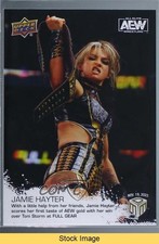 2022 Upper Deck AEW Match Dated Moments Full Gear Jamie Hayter #28 READ 0vm9