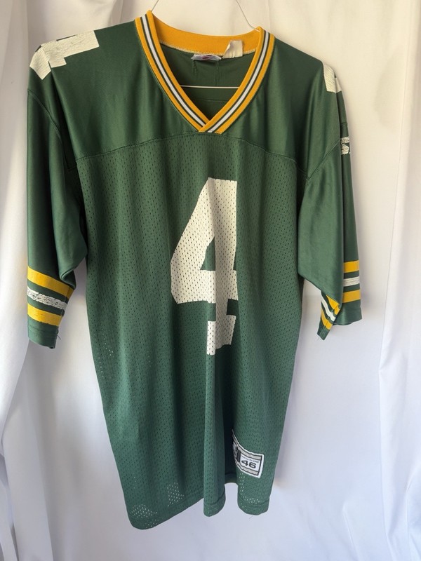 Vintage Green Bay Packers Brett Favre Starter #4 Home Jersey Size 46/M