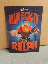 Disney 3-D Lenticular Card WRECK-IT RALPH Disney Movie Club DMC Exclusive RARE