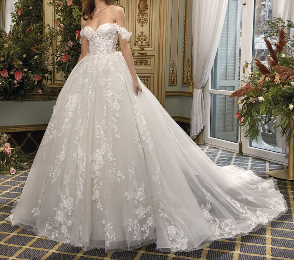 Sweetheart Wedding Dresses Off The Shoulder Backless Lace Appliques Bridal  Gowns | eBay UK