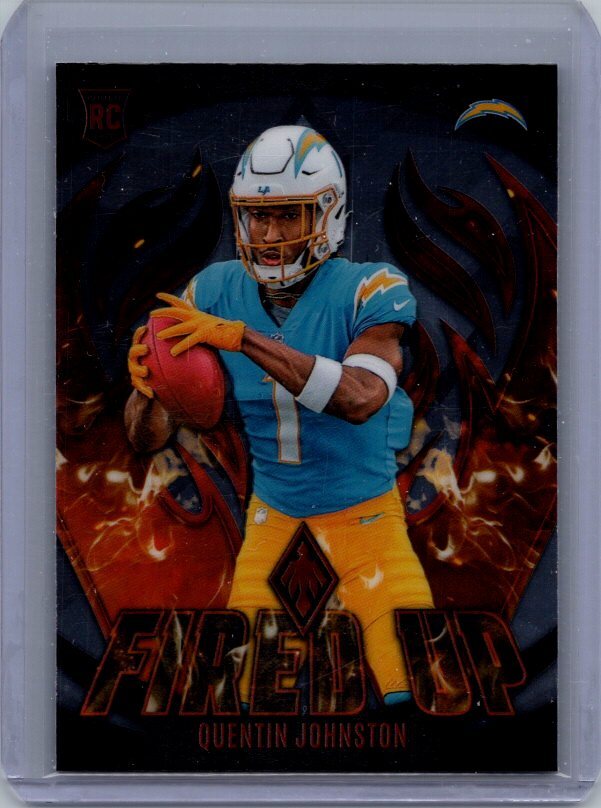 2023 Panini Phoenix #FU-14 Quentin Johnston Fired Up