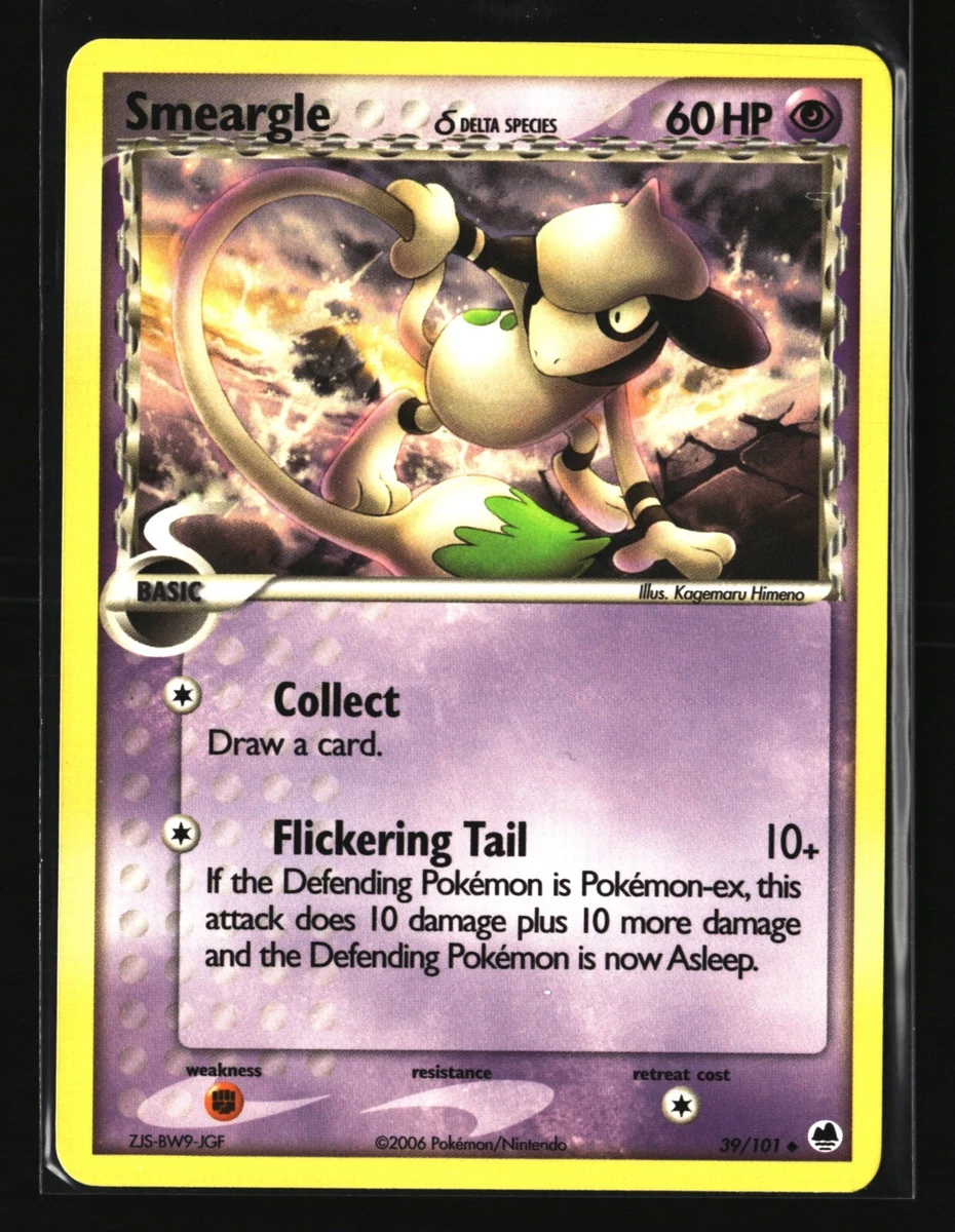 smeargle basic pokemon card value Pokemon Card Smeargle Lv.27 No.235 Old Back Holo Rare EX Japanese s624 main image 0