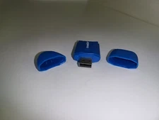 NEW BLUE USB SD MEMORY CARD READER MADE BY DREAM GEAR  (NO SD CARD )#E16