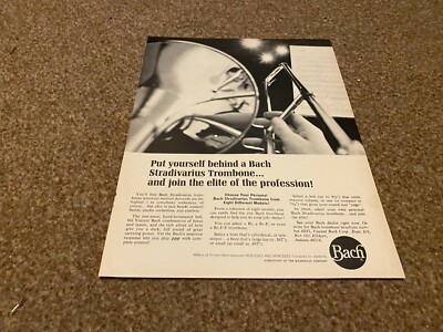 JBF14 WERBUNG 11X8 VINCENT BACH - STRADIVARIUS POSAUNE