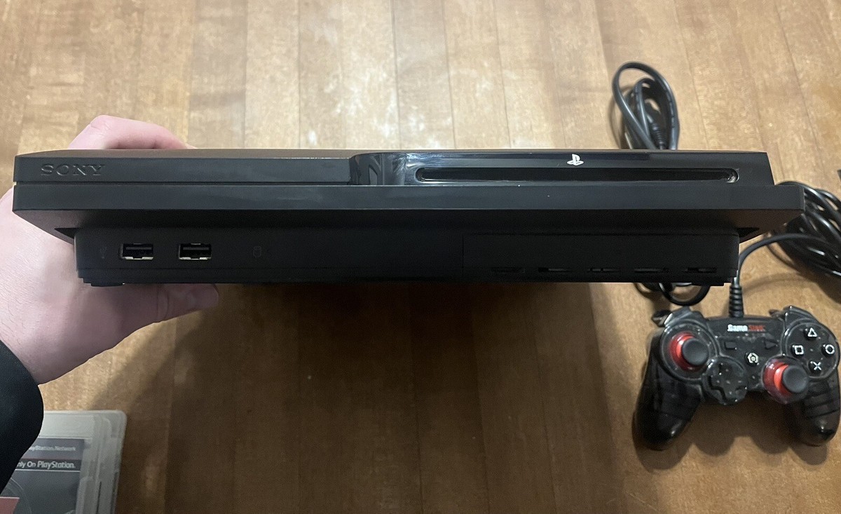 Sony Playstation 3 PS3 Slim CECH-3001A 160GB Console W Sony Playstation 3 PS3 Slim CECH-3001A 160GB Console W