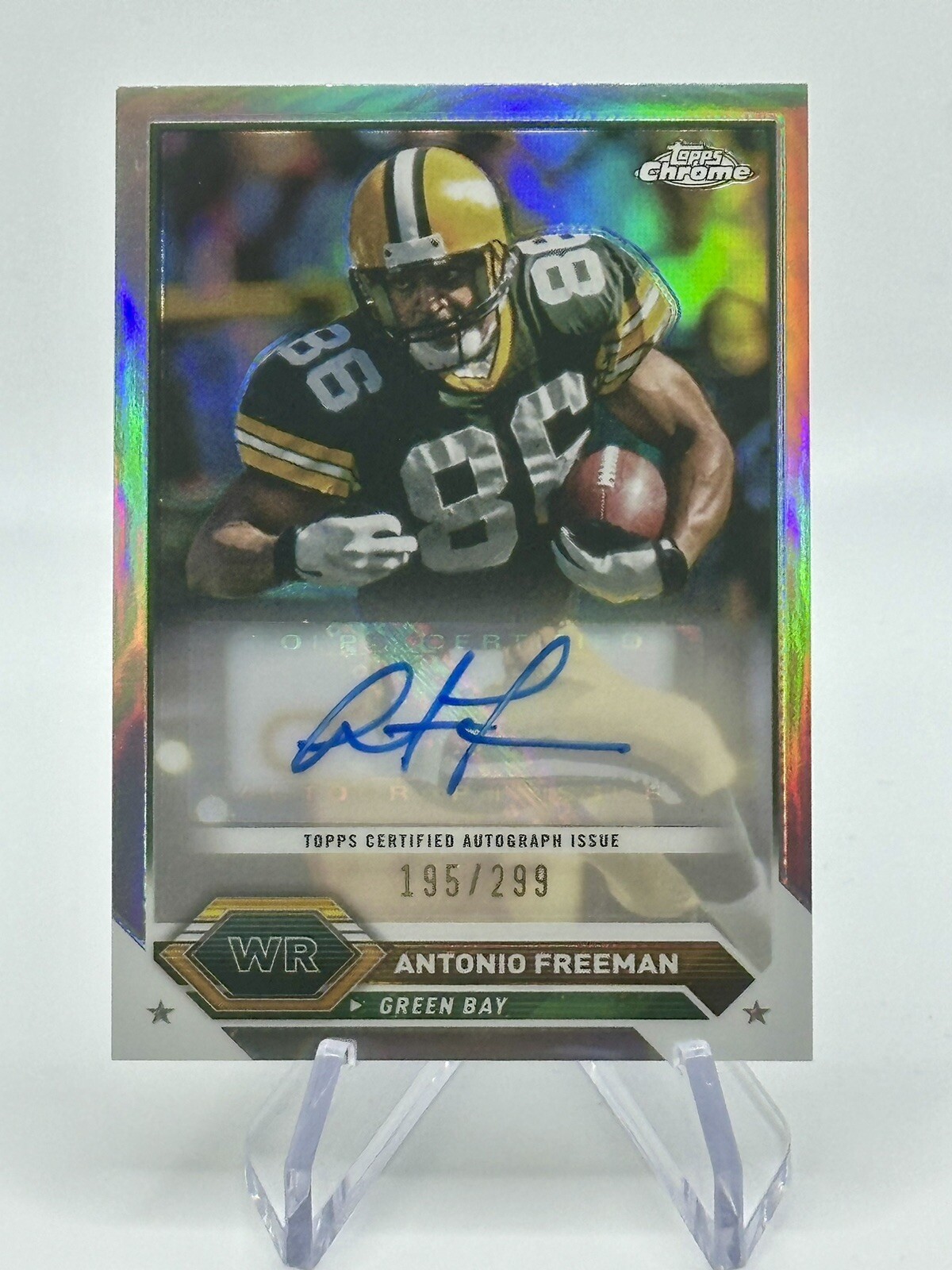 2023 Topps Composite Chrome #TCA-AF Antonio Freeman Auto Refractor /299
