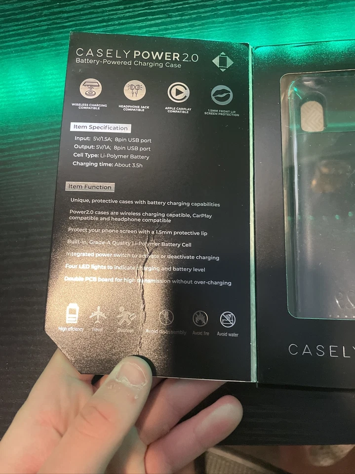 Casely Power 2.0 Charging Case for Iphone X/XS - Image 3 of 4