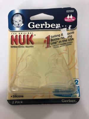 nuk nipples size 2 medium flow