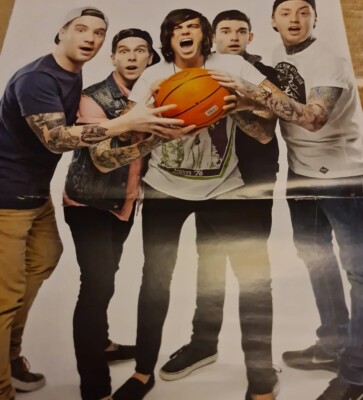 A3 SLEEPING WITH SIRENS Kellin Quinn ALL TIME LOW  / DEAF HAVANA KERRANG POSTER