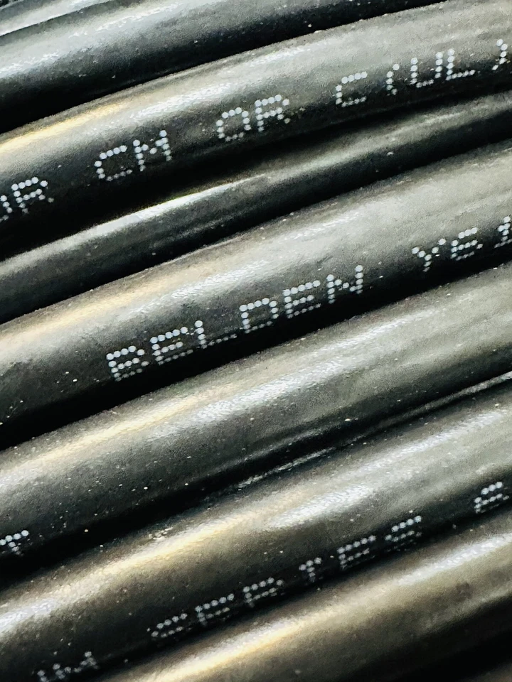 Cable coaxial de comunicaciones BELDEN RG6 18 AWG 3 GHZ 010 75 OHM NEGRO 1000 ft CATV Foto 3 de 4