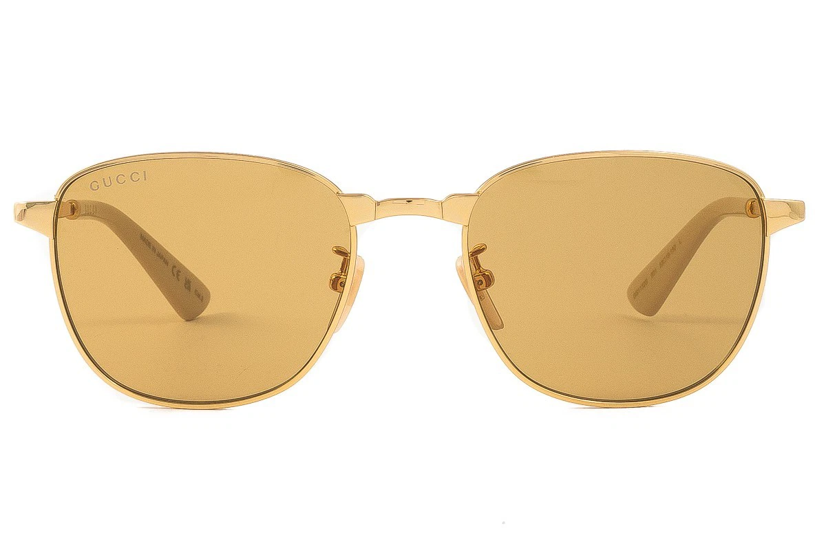 GUCCI SUPREME 1132 Gold Black Gg1132S 001 Retro  display picture 2