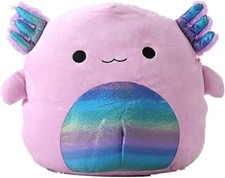Squishmallows 14-24" Monica Axolotl, Opalescent Rainbow, Rare Sold out in Store