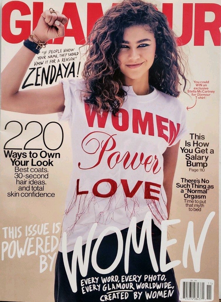 Glamour Nov 2017 Zendaya Issue Powered by Women Normal Orgasm FREE