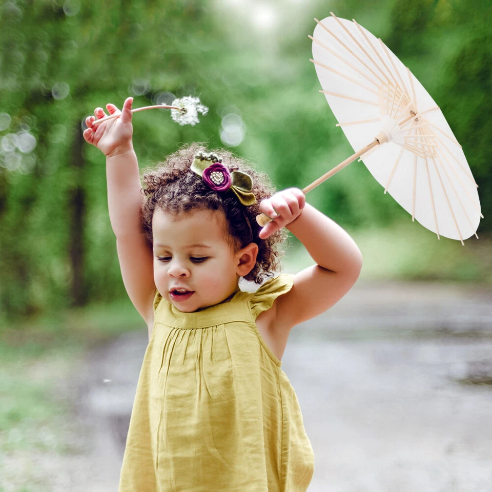 Paraguas de baile para niños Sombrilla de papel Sombrillas de boda Foto 4 de 4