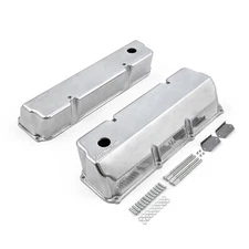 1970-82 FORD MERCURY 351C 400M CLEVELAND POLISHED ALUMINUM TALL VALVE COVERS SET