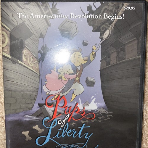 Pups of Liberty The Boston Tea-Bone Party DVD K-6 US History Revolution Govt - Picture 3 of 12