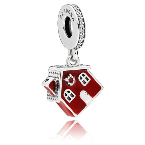 Pandora red house charm clearance