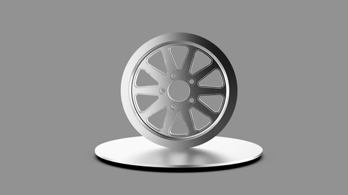 66 TOOTH 1" SPOKE REAR PULLEY FOR HARLEY OE 40325-07 for Harley Softail TOURING - Video 1 of 1